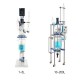 1 liters 200 liters whole set of jacket glass decarboxylation reactor